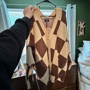 Dressed in lala cream and taupe cardigan